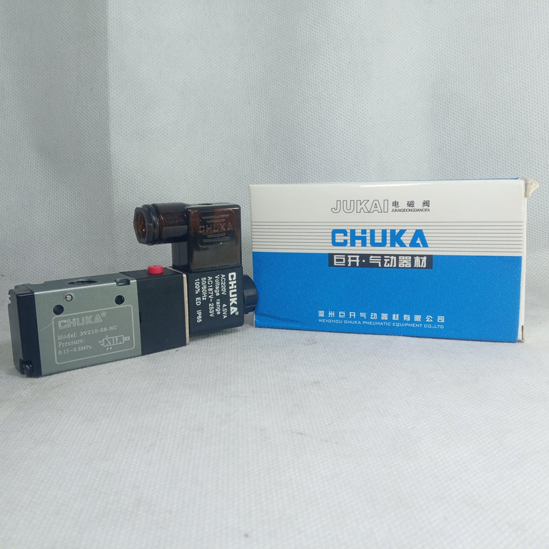 Pneumatic Solenoid Valve 3V210-08 DC24V in Pakistan - industryparts.pk