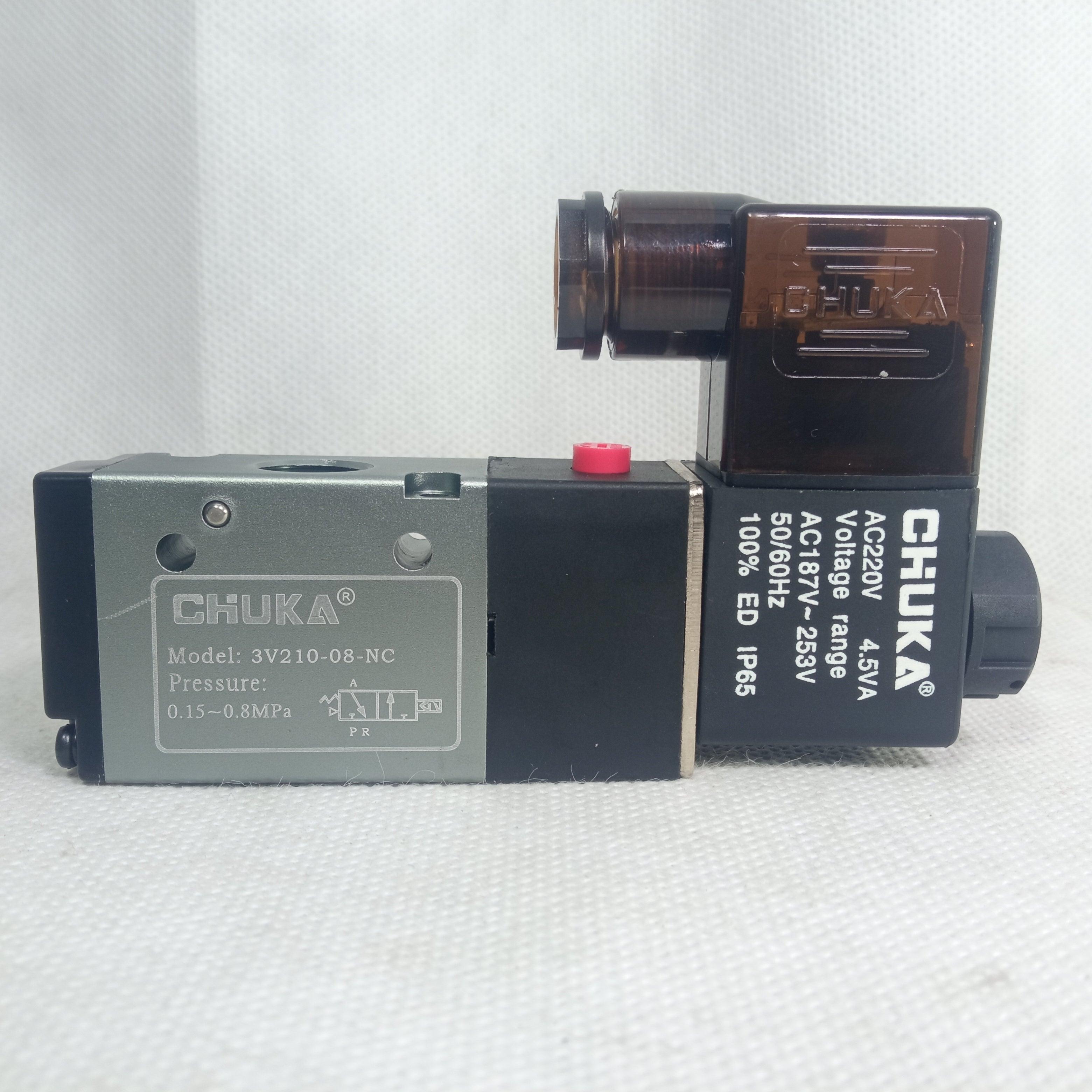 Pneumatic Solenoid Valve 3V210-08 DC24V in Pakistan - industryparts.pk