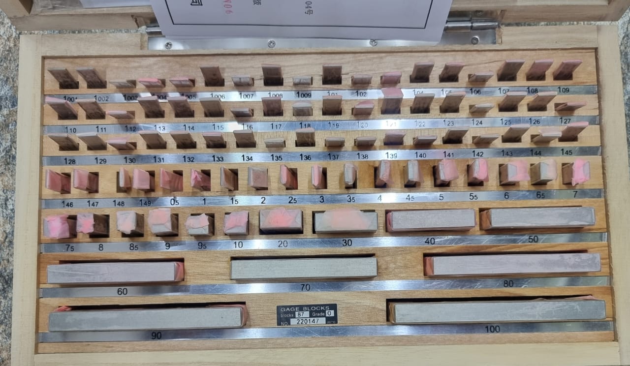 87Pcs/1 Set STANDARD GAUGE BLOCKS in Pakistan