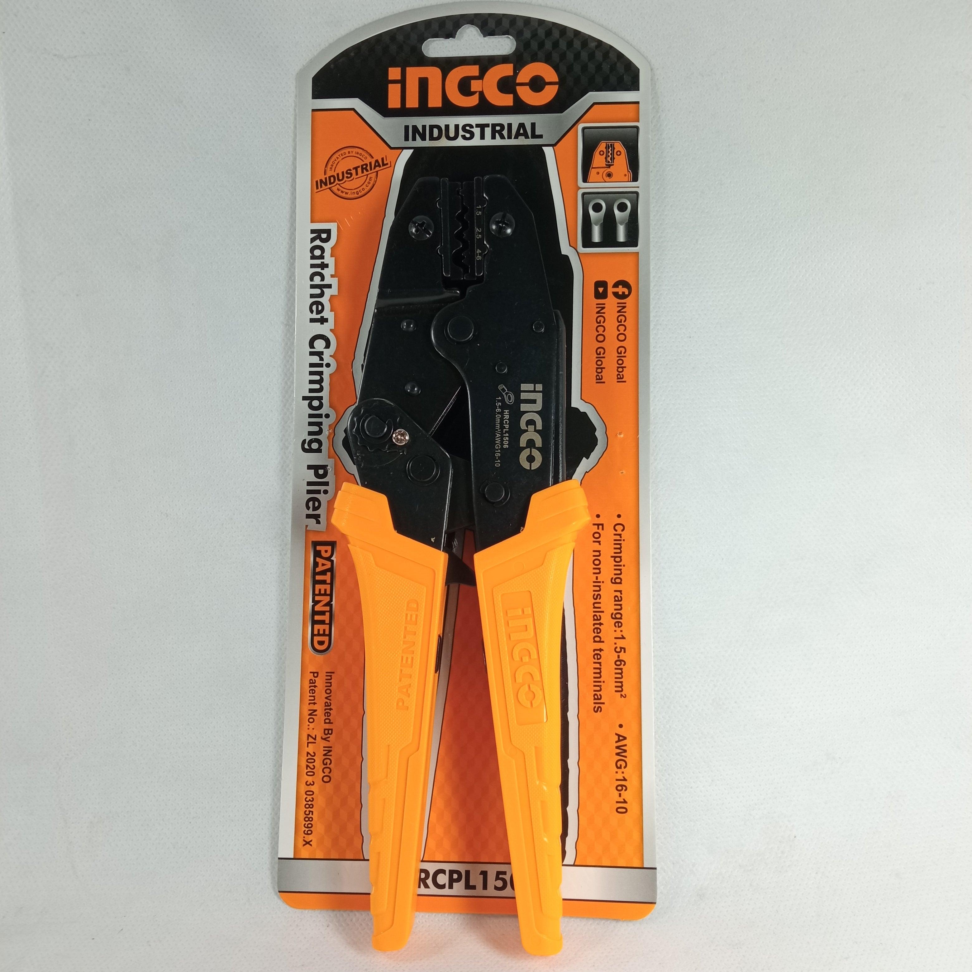 Ingco Ratchet Crimping Plier HRCPL1506 in Pakistan - industryparts.pk