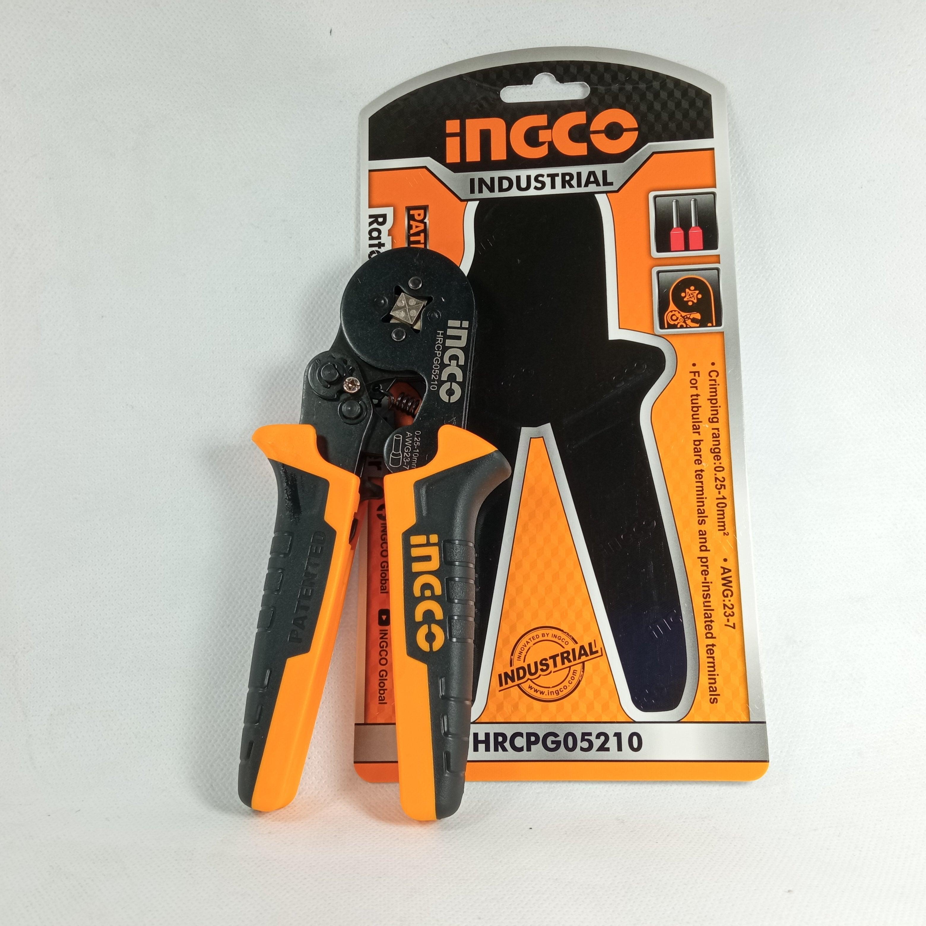Ingco Ratchet Crimping Plier HRCPG05210 in Pakistan - industryparts.pk