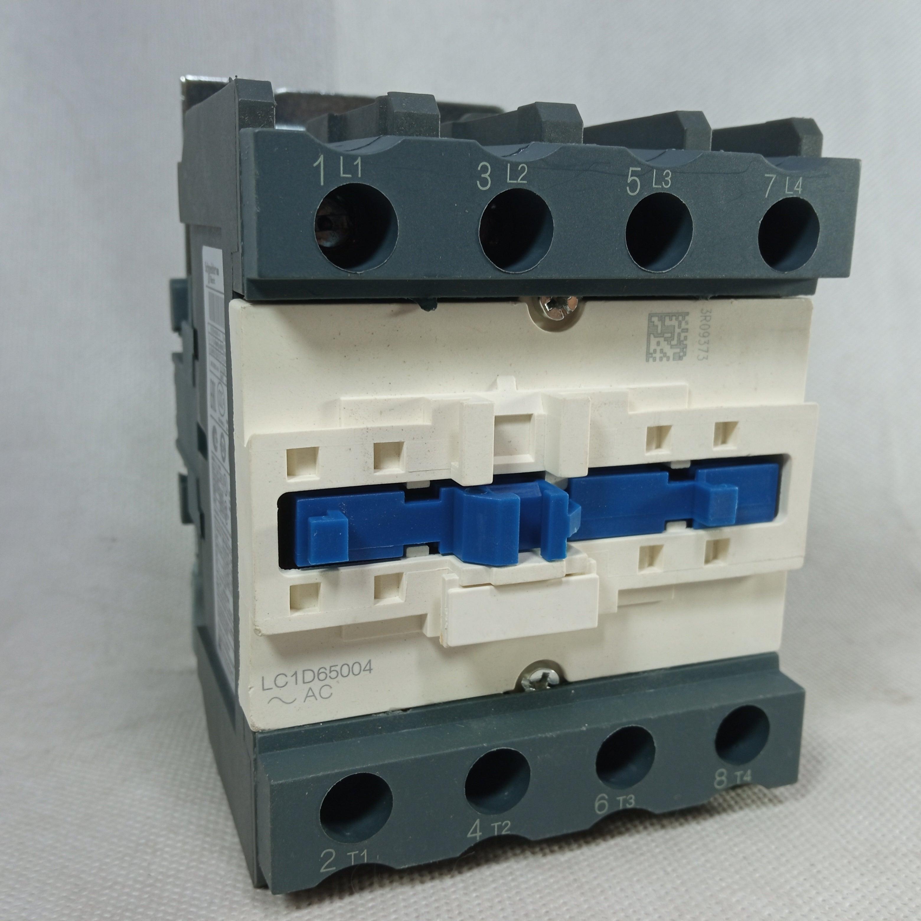 Schneider Contactor 4 Pole 80A LC1D65004  in Pakistan - industryparts.pk