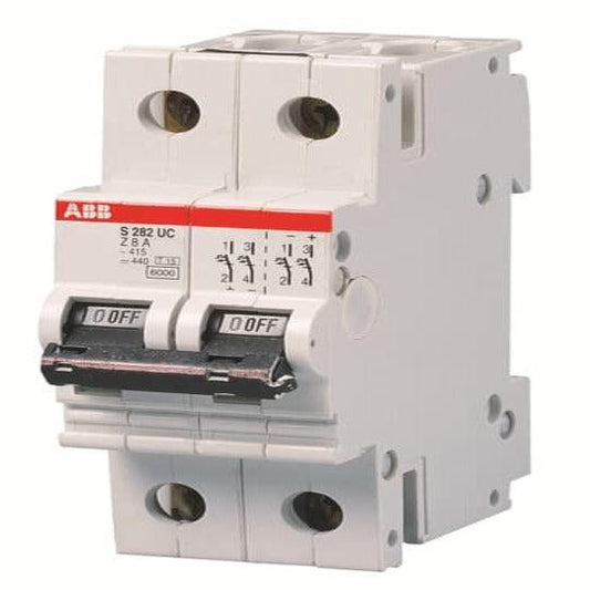 ABB S282UC-K1A Circuit Breaker 2 Pole 16A in Pakistan - industryparts.pk