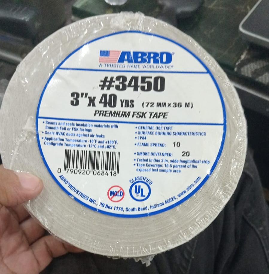 ABRO #3450 PREMIUM FSK TAPE in Pakistan