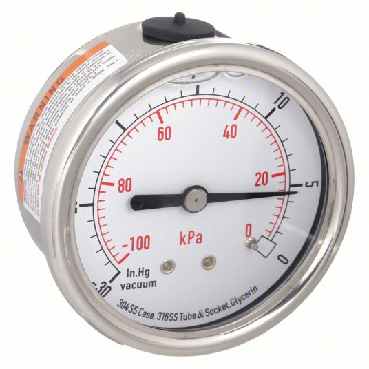 APPROVED VENDOR 2.5” Commercial Vacuum Gauge in Pakistan