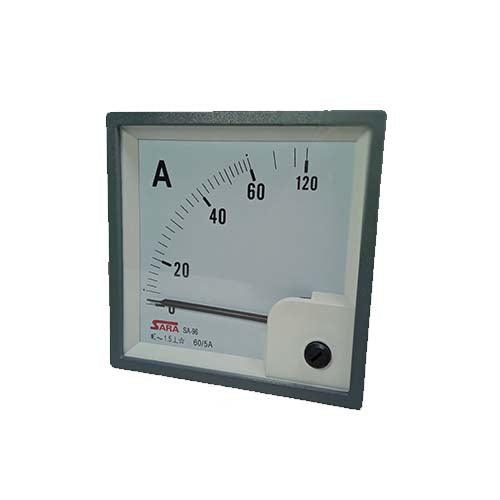 Analog AC Ammeter 60/5A SA-96 Panel Meter SARA in Pakistan - industryparts.pk