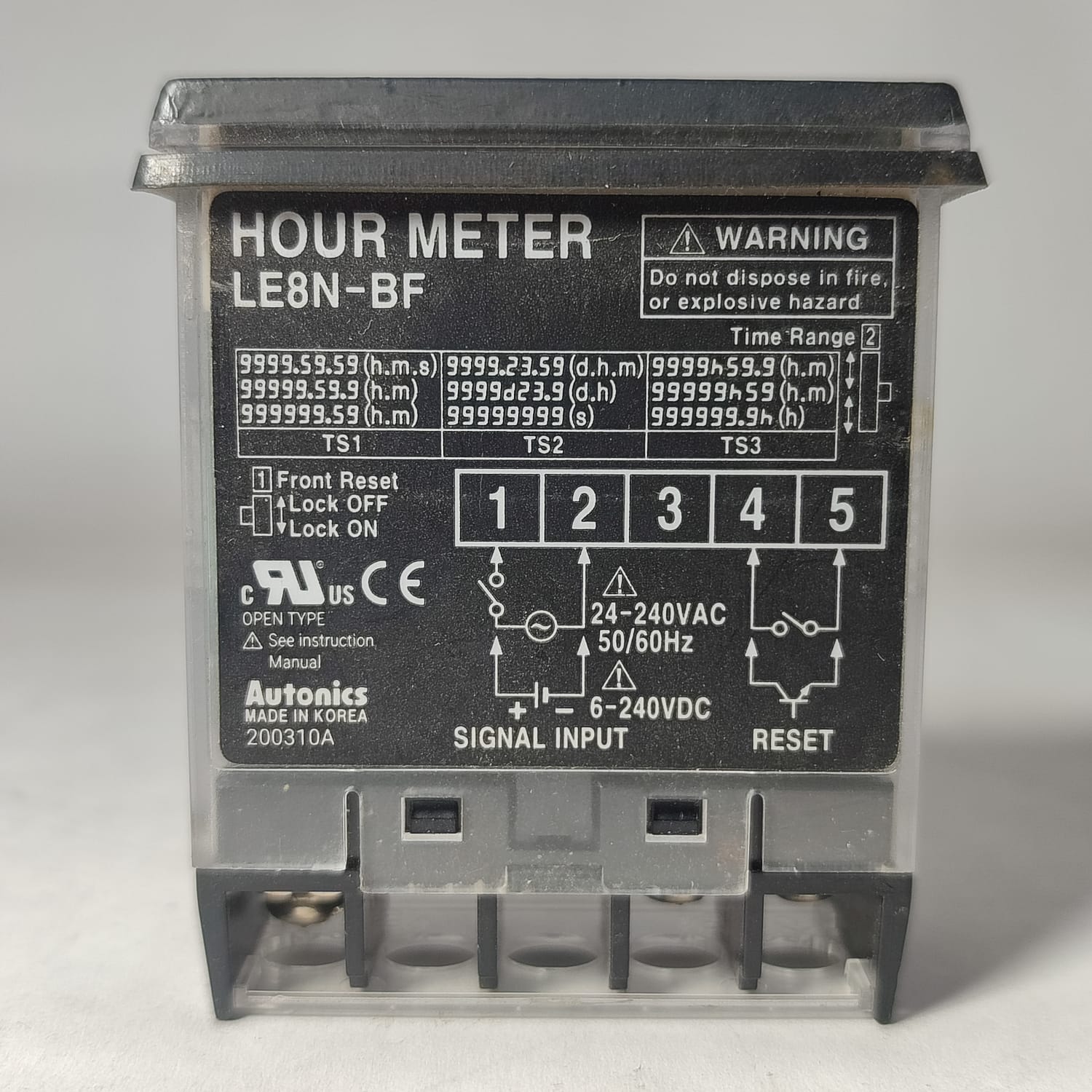 Autonics LE8N-BF DIGITAL HOUR METER in Pakistan