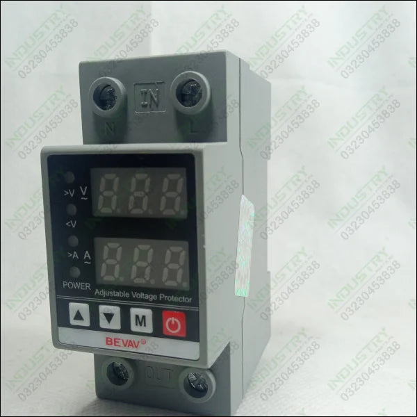BEVAV 40A Adjustable Over/Under Voltage & Over Current Protector Relay