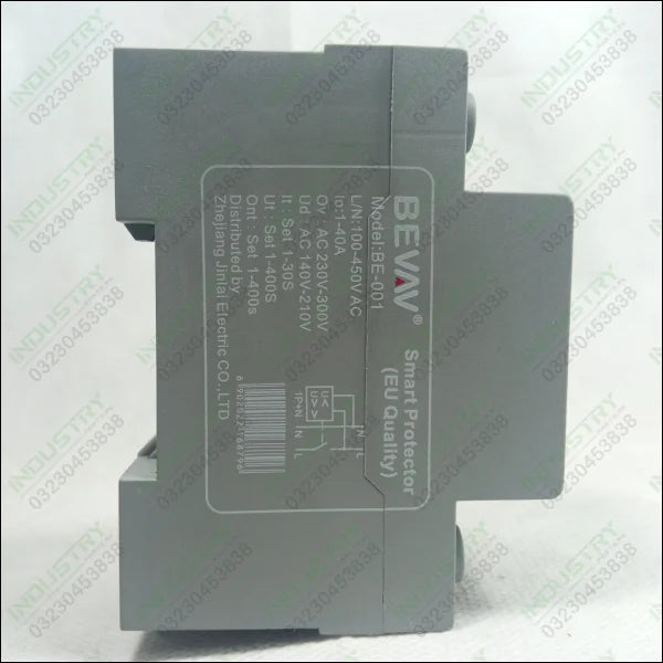 BEVAV 40A Adjustable Over/Under Voltage & Over Current Protector Relay