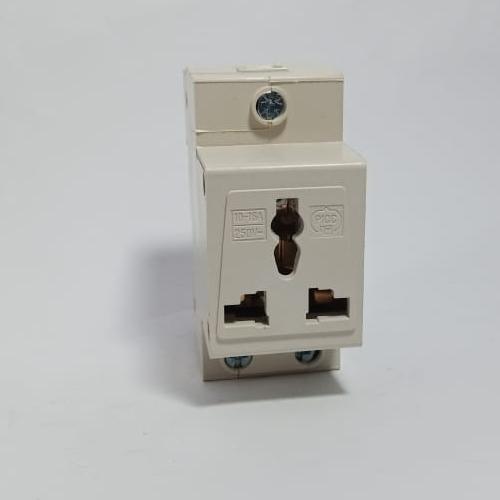 3 Pin Terminal Electric Modular Socket AC 250V 10-16A Single Pole - industryparts.pk