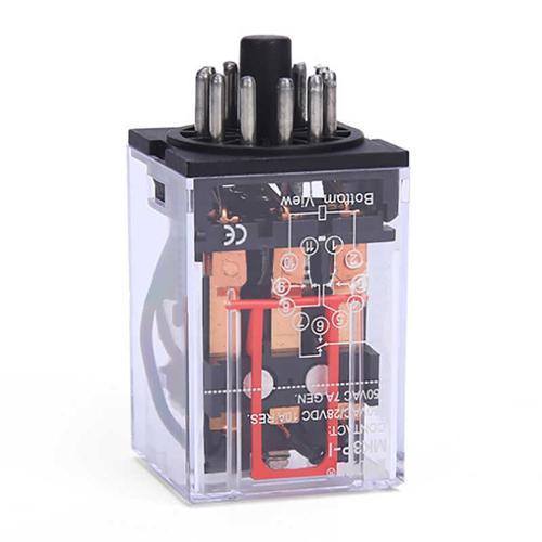 Electromagnetic relay MK3P-1, coil 110VAC, 250VAC/10A, 3NO+3NC - industryparts.pk