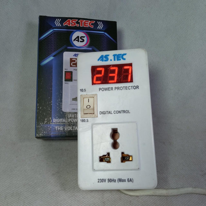 AS-TEC Over and Under Voltage Protective Device Protection Relay Breaker 220V 6A in Pakistan - industryparts.pk