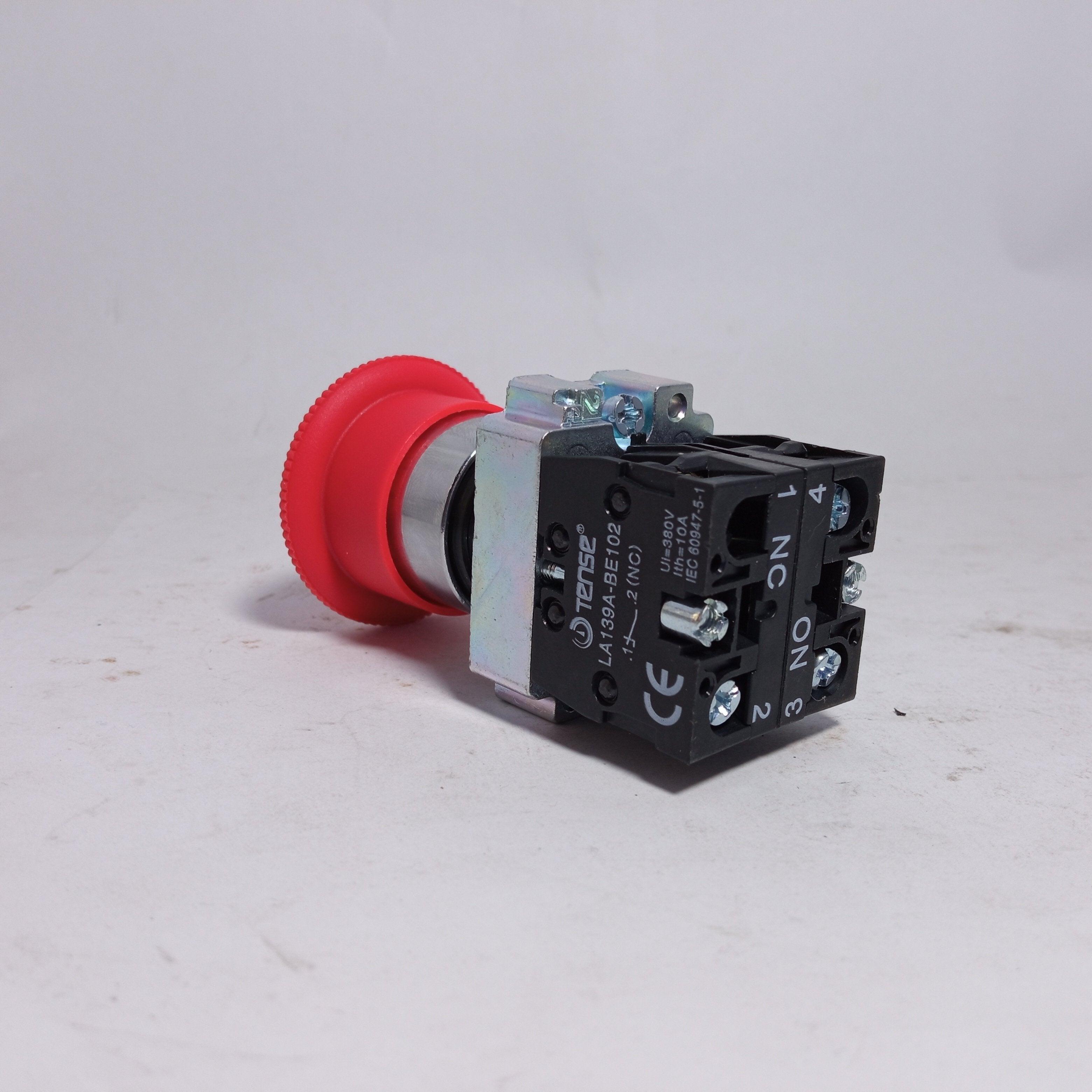 Turn to release N/C Emergency Stop Mushroom Push Button Switch XB2-BS545 in Pakistan - industryparts.pk