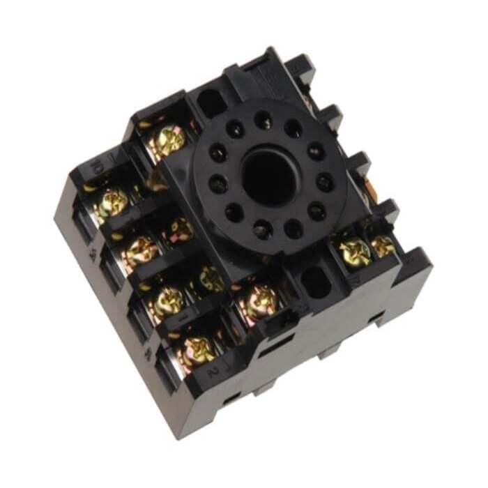 11 Pin Rail-Mount Relay Socket Relay Base 10 Pcs in One Pack in Pakistan - industryparts.pk