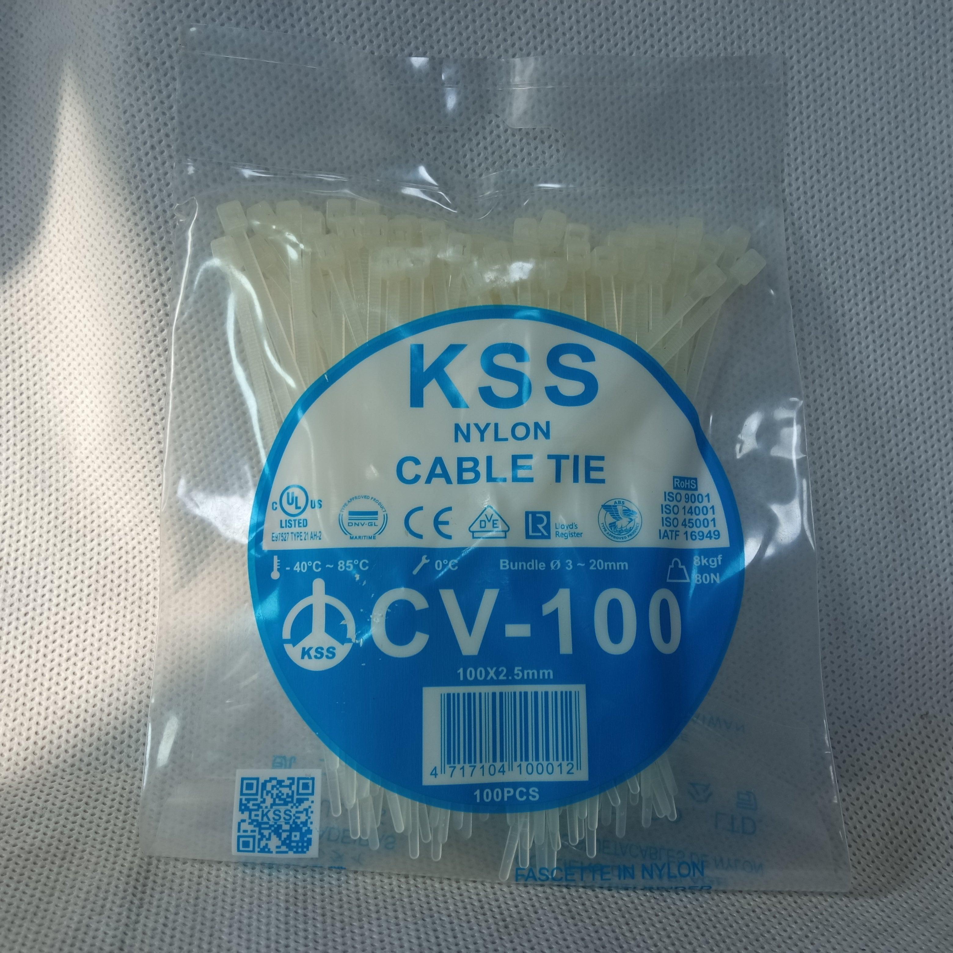 KSS Cable Ties White All Sizes Available in Pakistan - industryparts.pk