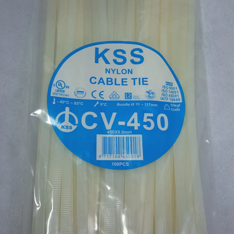 KSS Cable Ties White All Sizes Available in Pakistan