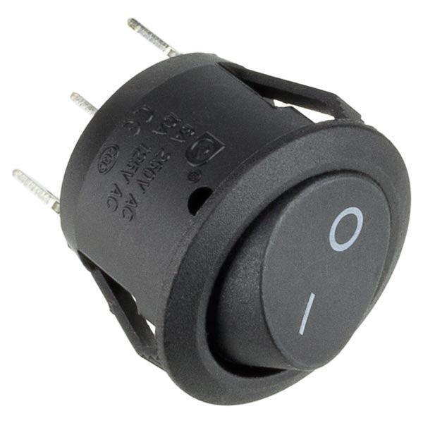 SPST Round Rocker Switch 30 Pcs in One Pack in Pakistan - industryparts.pk