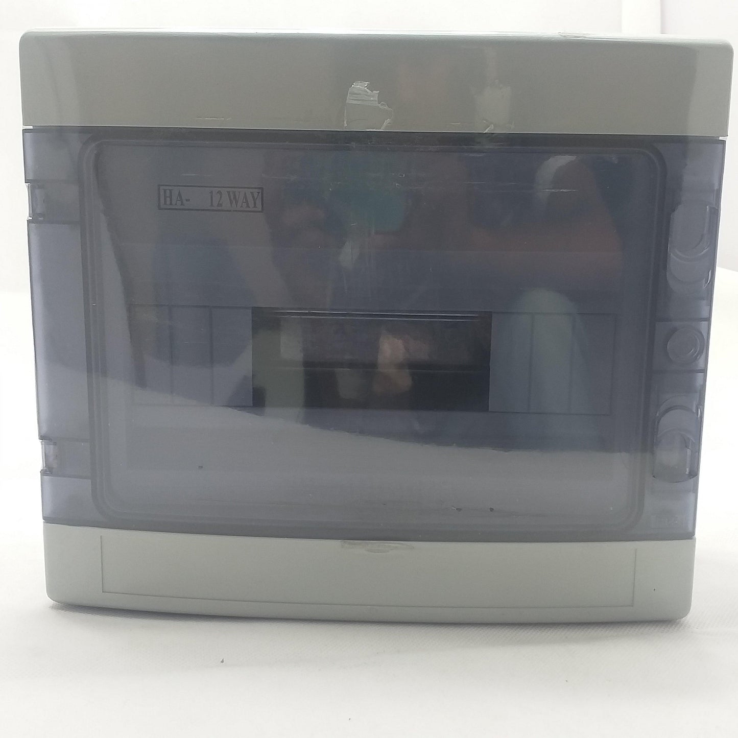 HA 12 Way IP65 Waterproof Outdoor Electrical Enclosure Distribution Plastic Box 12 Breakers Box in Pakistan - industryparts.pk