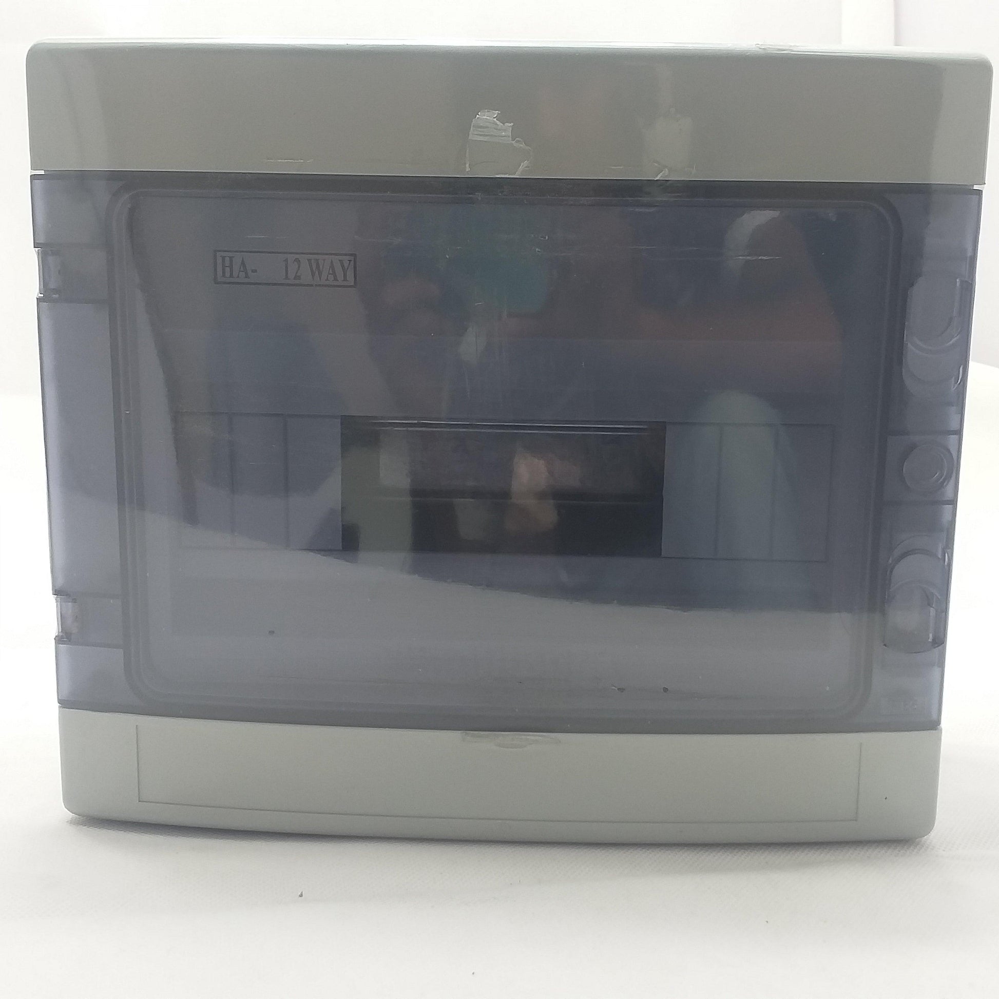 HA 12 Way IP65 Waterproof Outdoor Electrical Enclosure Distribution Plastic Box 12 Breakers Box in Pakistan - industryparts.pk