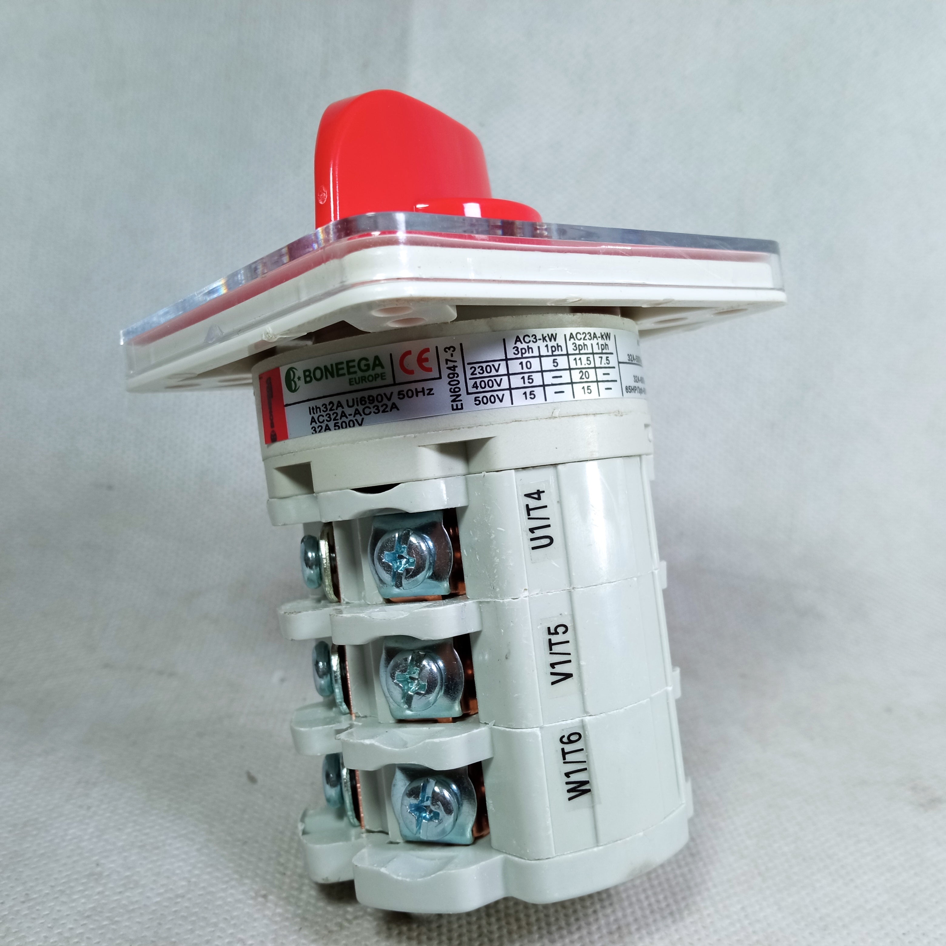 Boneega Rotary Changeover Switch 2 3 4 Pole 1-0-2 in Pakistan - industryparts.pk