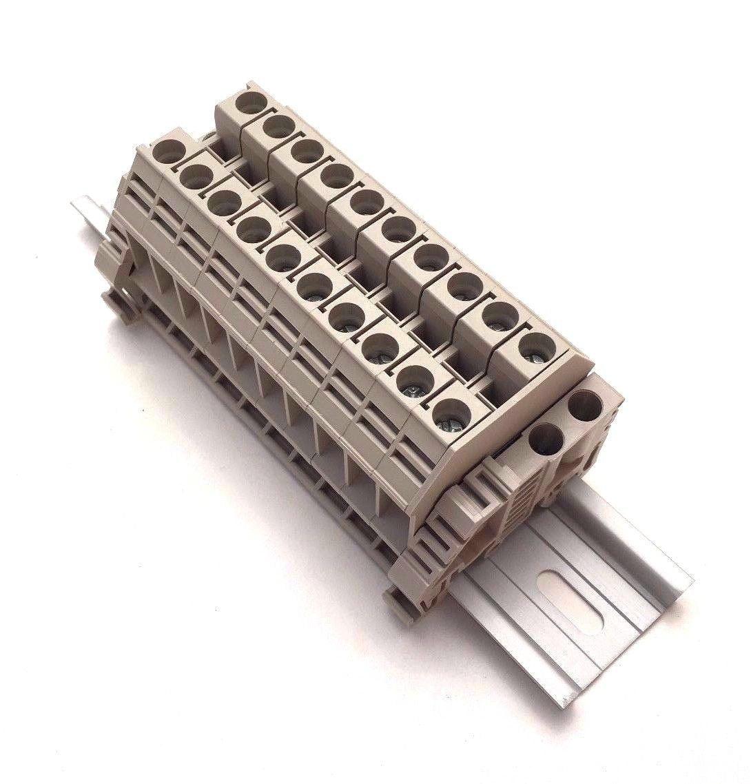 6mm din rail Line up mounted terminal block 20 Pcs in Pakistan - industryparts.pk