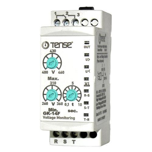 3-phase voltage control relays with off-delay timer phase sequence GK-14F Tense in Pakistan - industryparts.pk