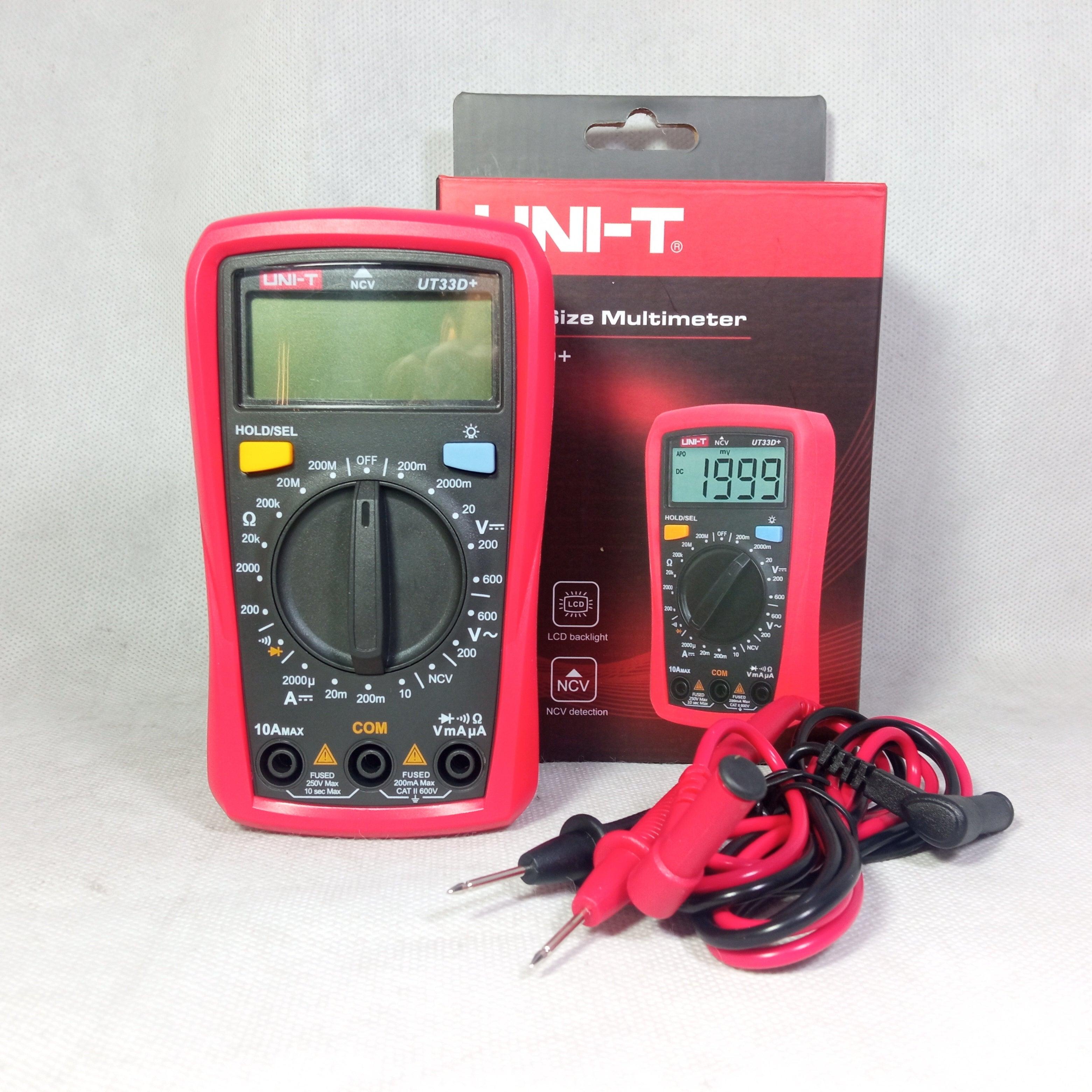 UNI-T UT33D+ Palm Size Multimeter in Pakistan - industryparts.pk