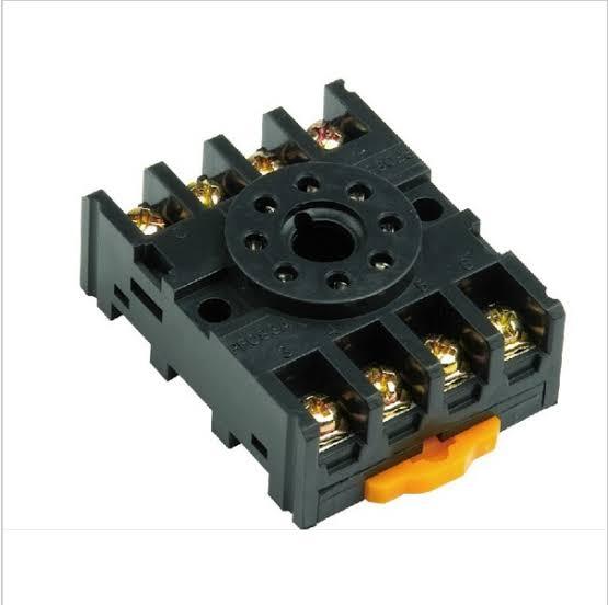 5 Pcs 8pin Rail Mount Relay Socket Relay Base in Pakistan - industryparts.pk