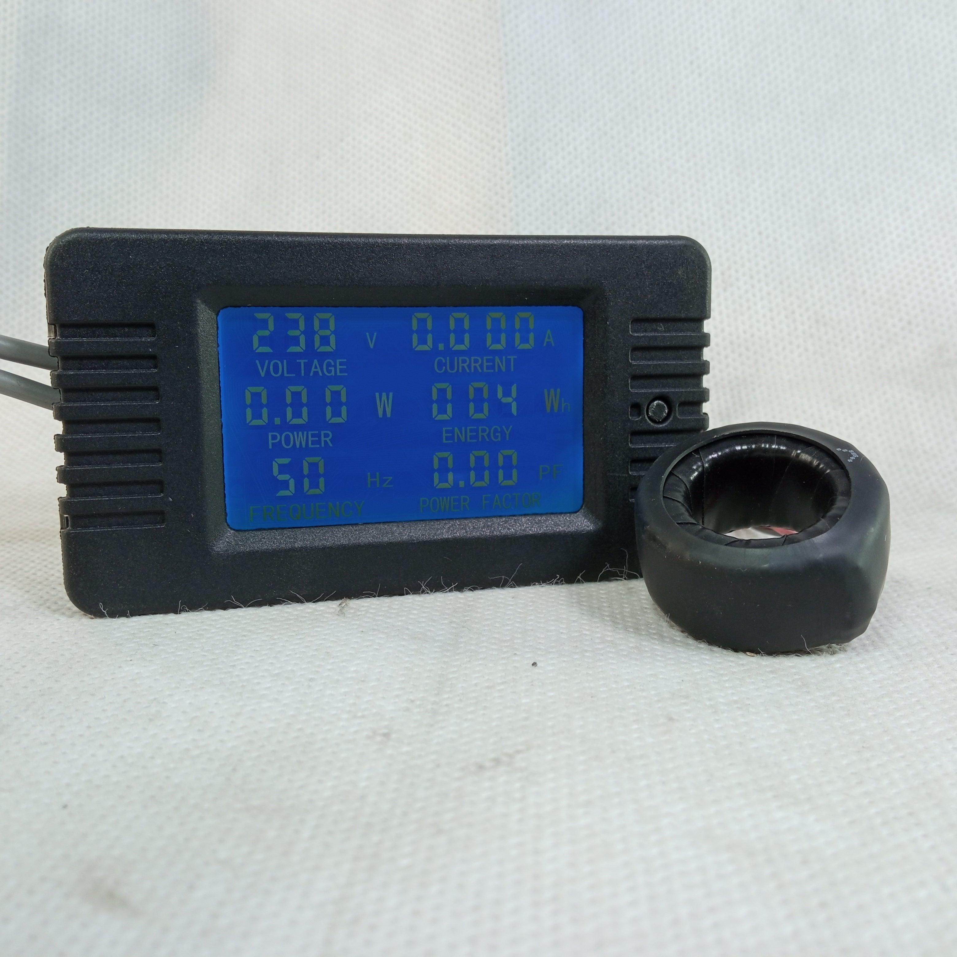 PZEM-022 Open and Close CT 100A AC Digital Display Power Monitor Meter - industryparts.pk