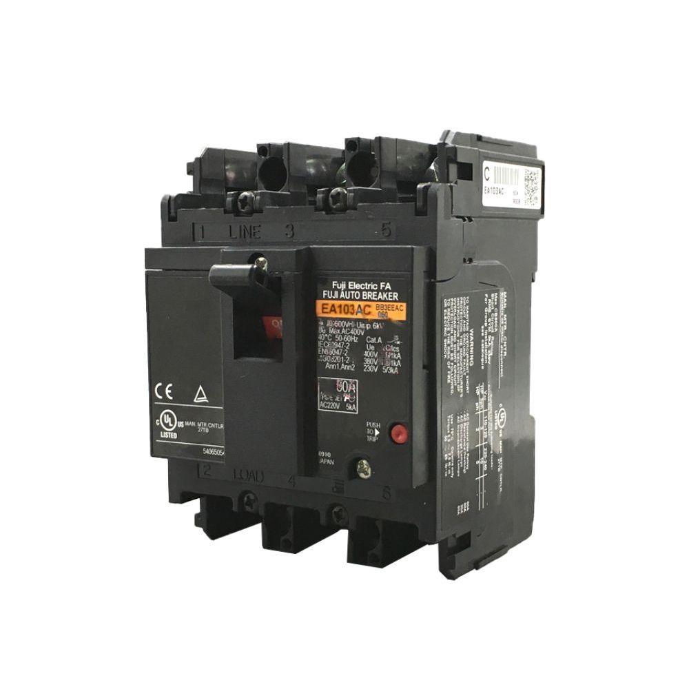 Interruttore Automatico FUJI EG103AC 100A 3 Poli – Nuovo In Scatola, Modello EG103AC 3P 100A