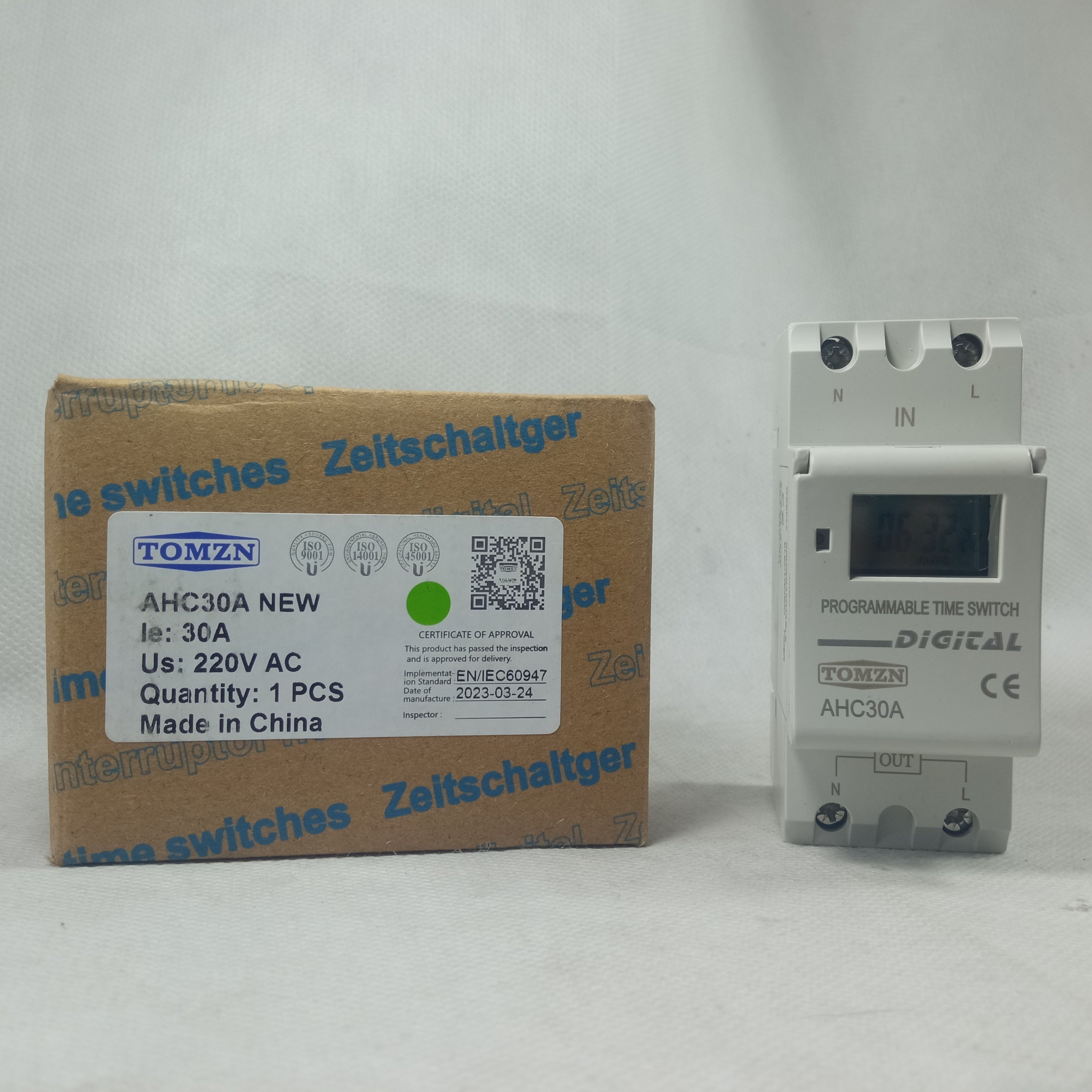 TOMZN AHC30A Weekly Programmable Digital TIME SWITCH in Pakistan
