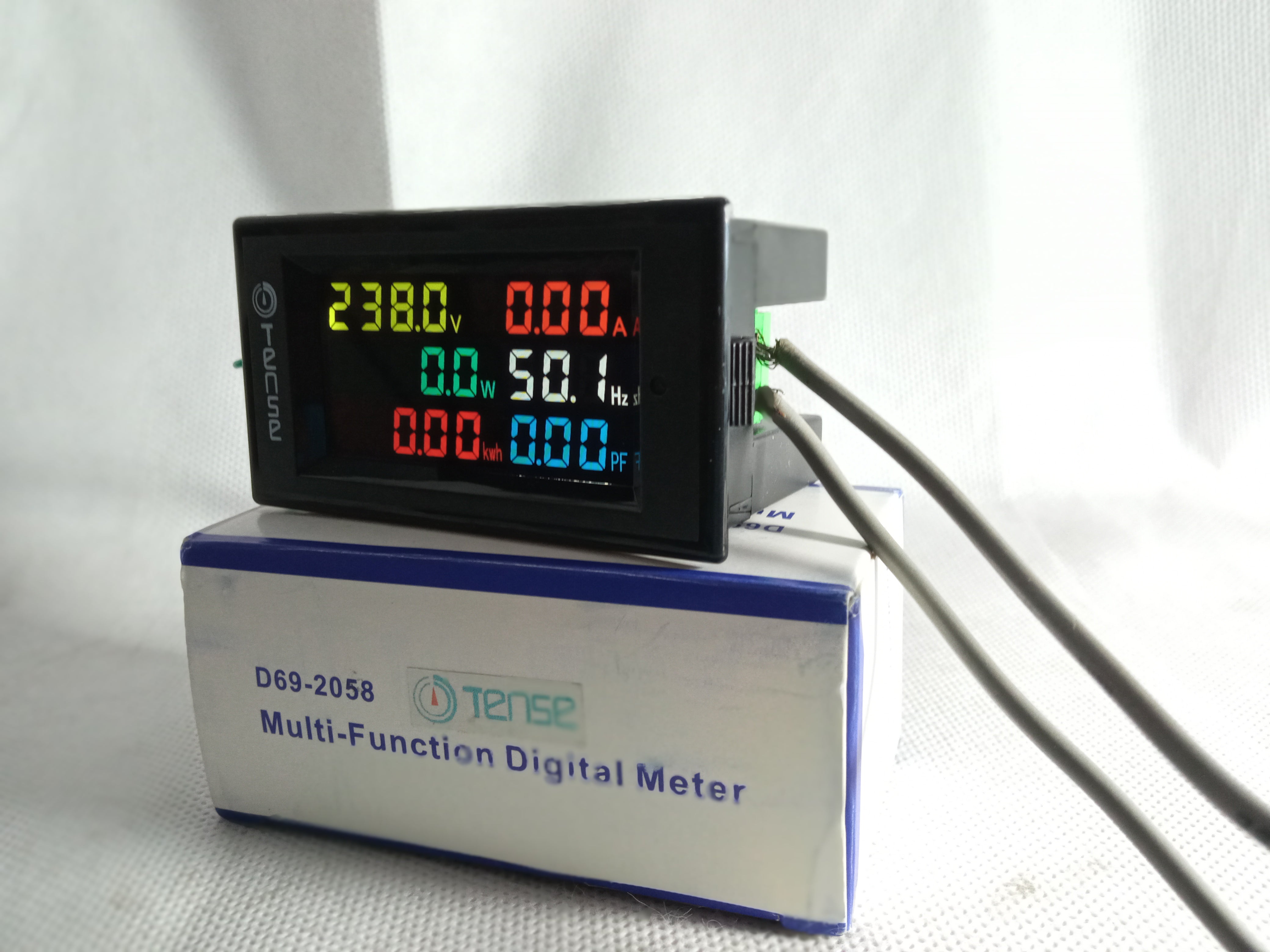 Tense 6 in 1 D69 2058 Multifunction Electric Energy Meter with LCD Display in Pakistan - industryparts.pk