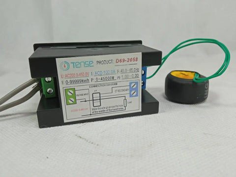 Tense Multifunction Electric Energy Meter with 6 in 1 LCD Display D69 2058 in Pakistan
