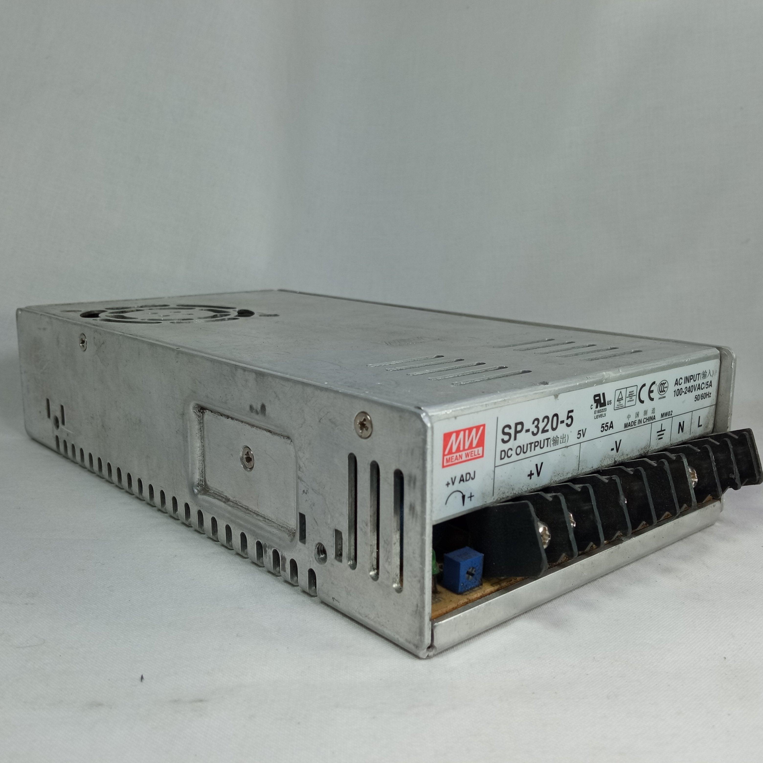 5V 55A Power Supply Mean Well MW ﻿SP 320 5 Lotted in Pakistan - industryparts.pk