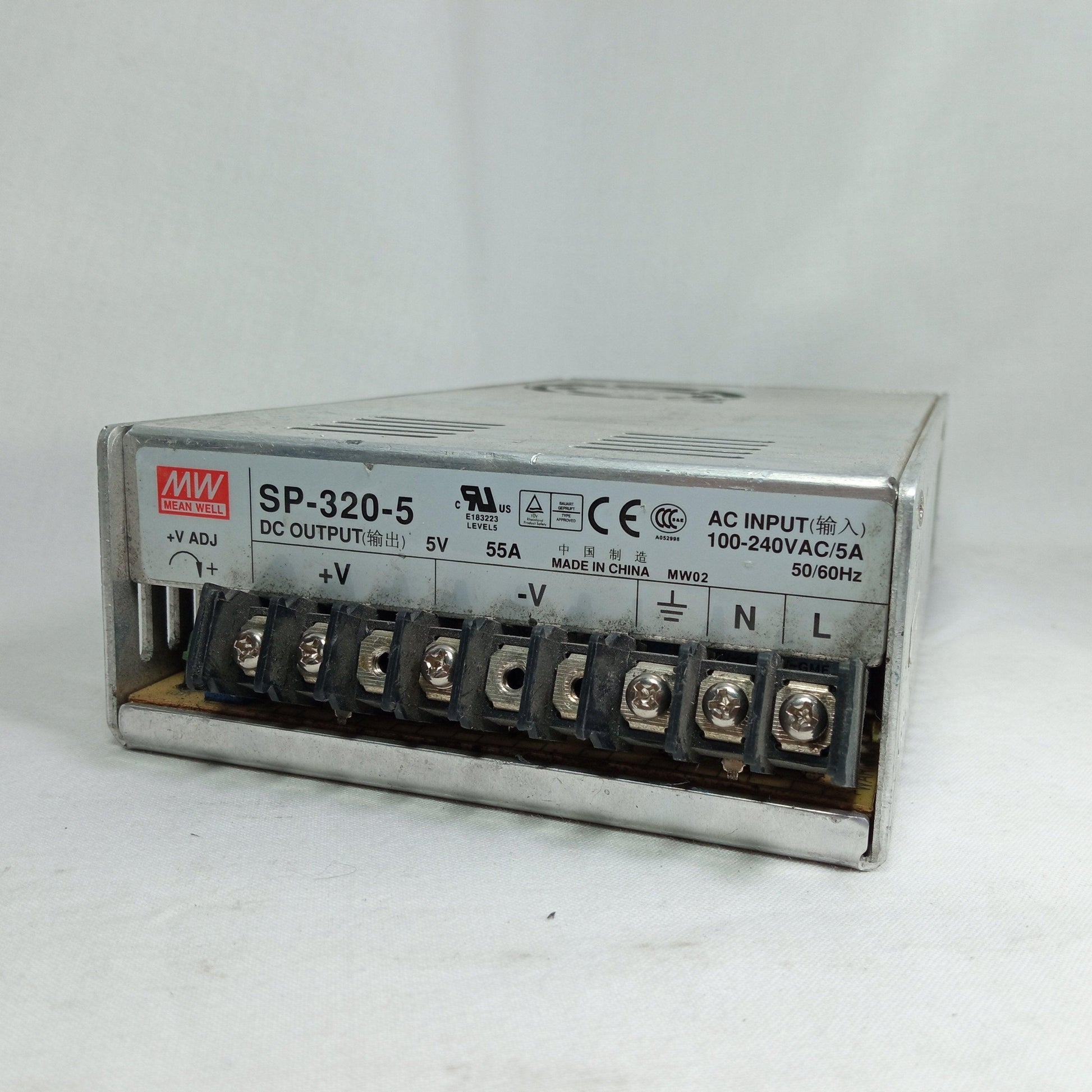 5V 55A Power Supply Mean Well MW ﻿SP 320 5 Lotted in Pakistan - industryparts.pk