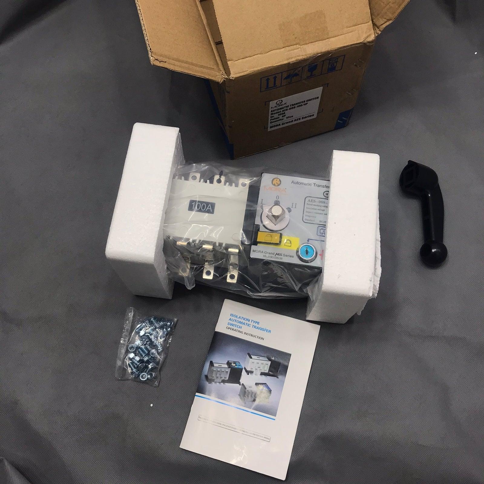 MORA Automatic Transfer Switch AES-988-100/4P in Pakistan - industryparts.pk