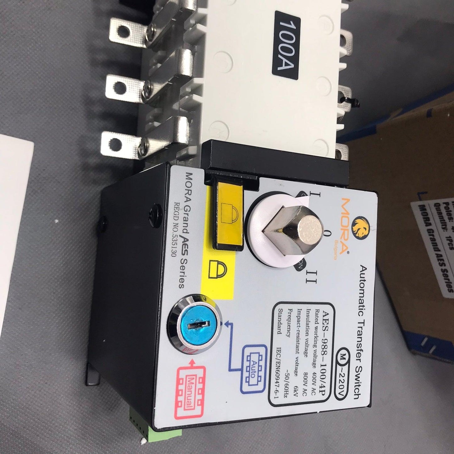 MORA Automatic Transfer Switch AES-988-100/4P in Pakistan - industryparts.pk