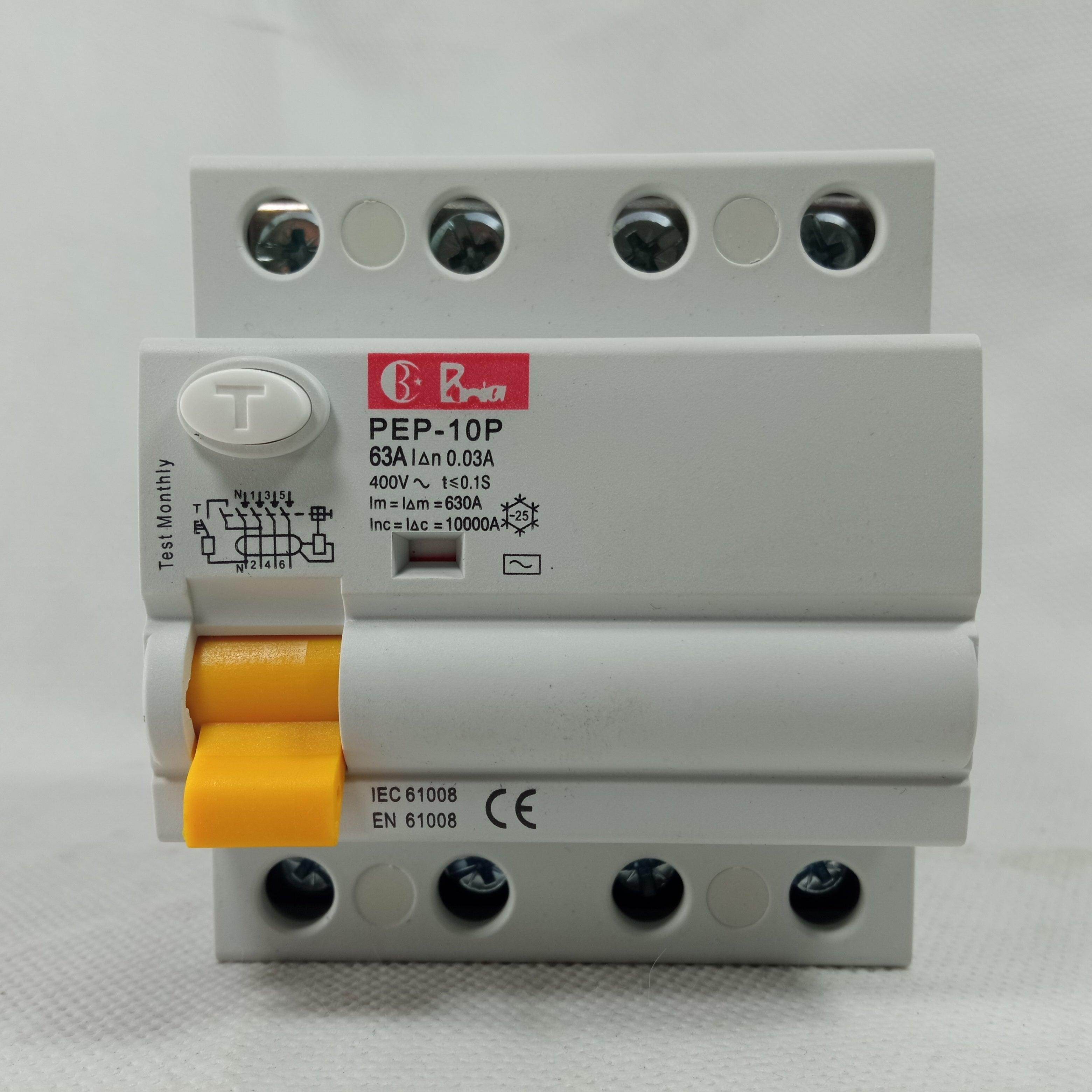 RCCB Earth Leakage Circuit Breaker BONEEGA in Pakistan - industryparts.pk