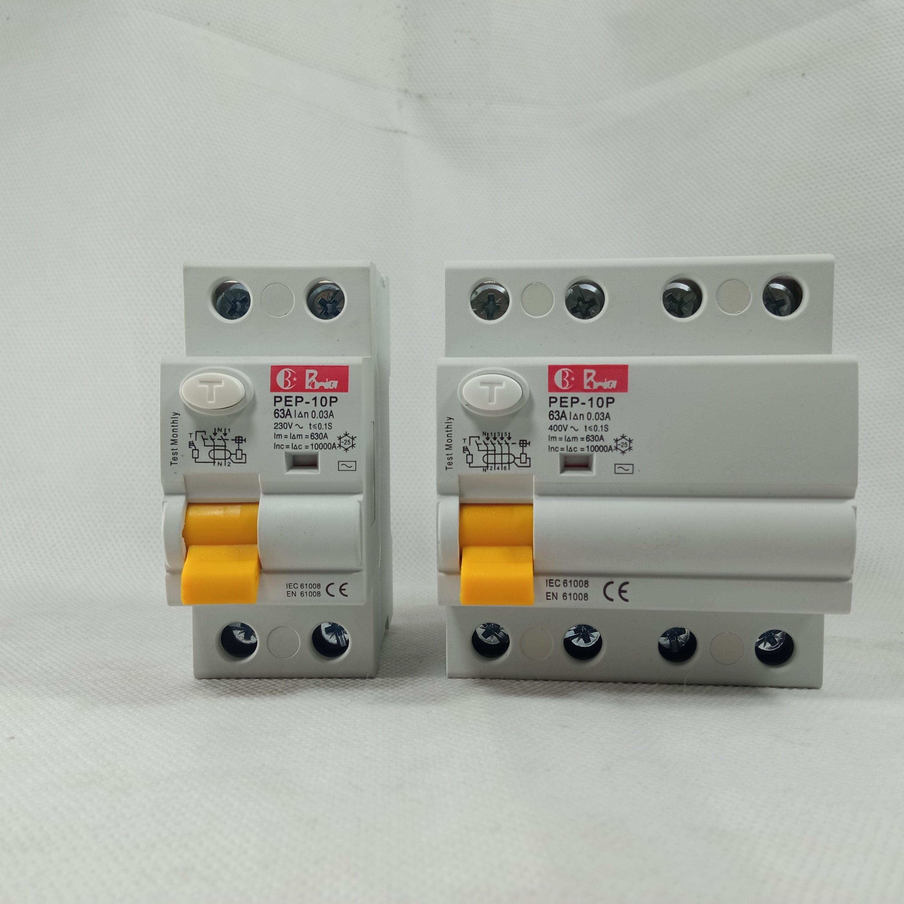 RCCB Earth Leakage Circuit Breaker BONEEGA in Pakistan - industryparts.pk