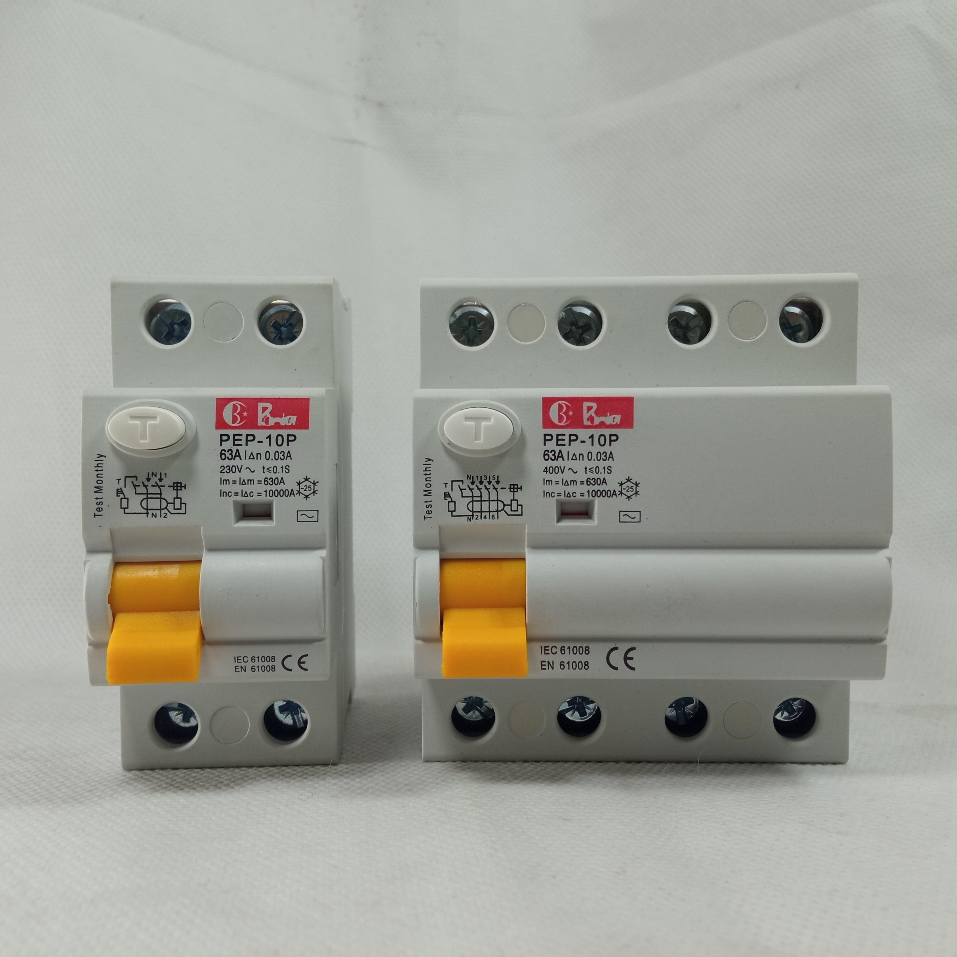 RCCB Earth Leakage Circuit Breaker BONEEGA in Pakistan - industryparts.pk