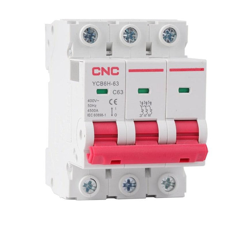 Miniature Circuit Breakers YCB6H-63 in Pakistan - industryparts.pk
