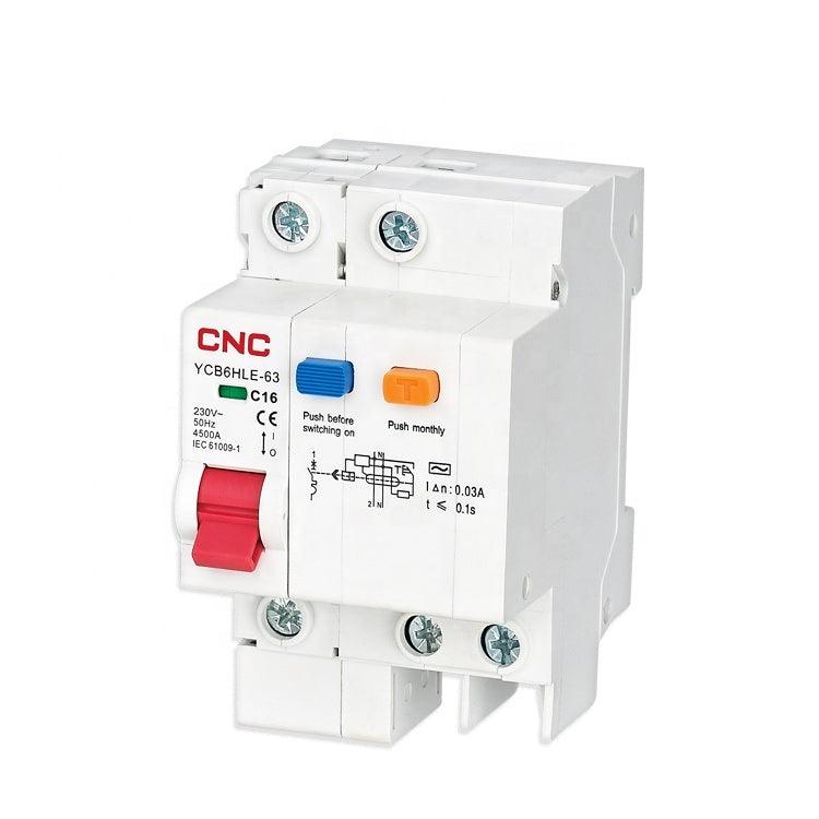 CNC Residual Current Circuit Breakers YCB6HLE-63 in Pakistan - industryparts.pk