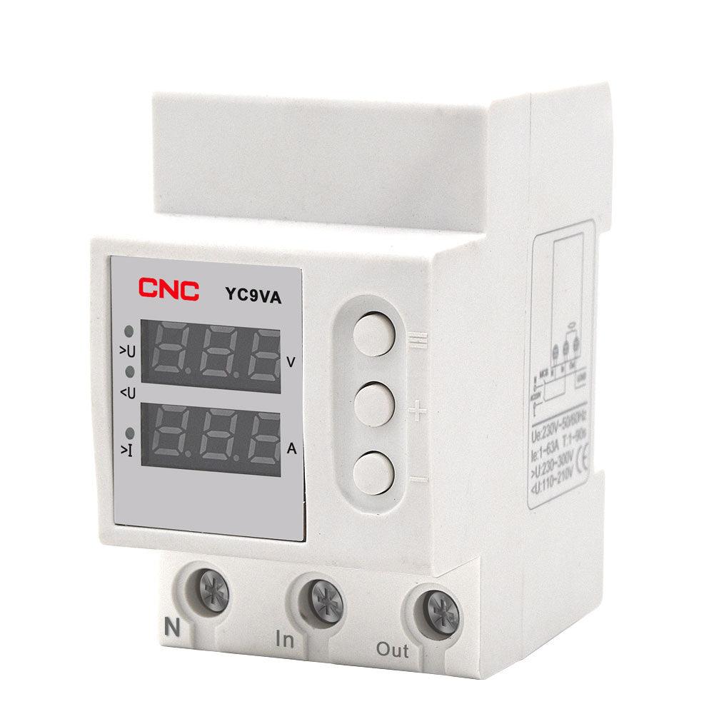 CNC Volt Ampere Protection Device Voltage Protector 63A YC9-VA in Pakistan - industryparts.pk