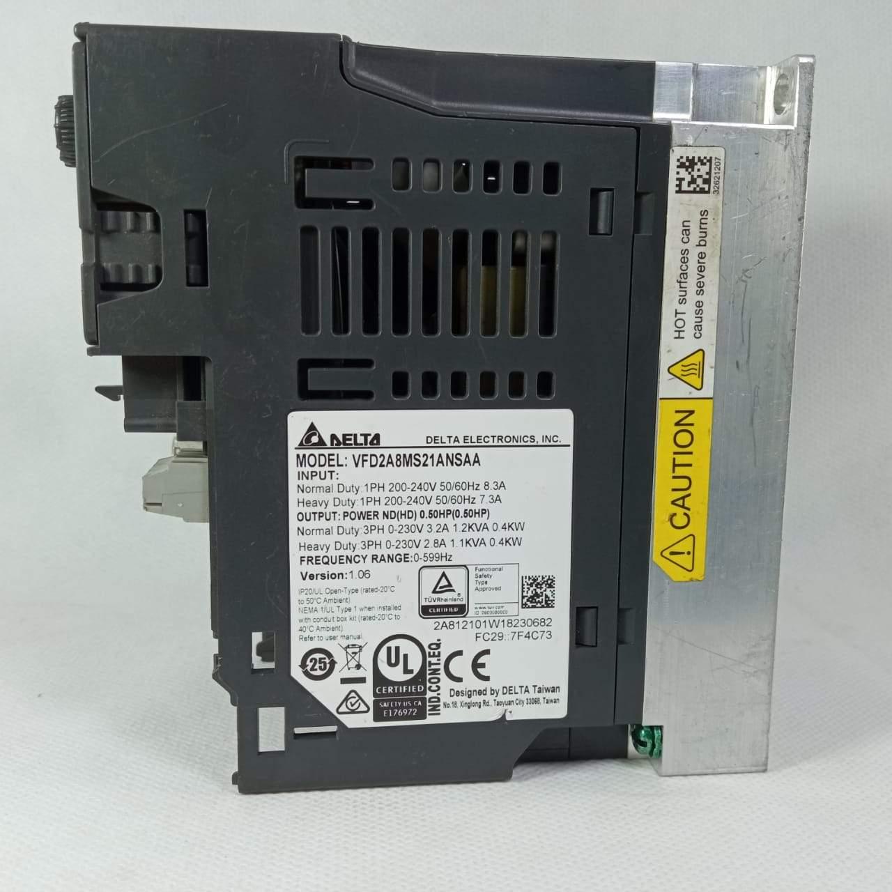 Delta VFD2A8MS21ANSAA VFD-MS300 Series Drive AC200-240V in Pakistan - industryparts.pk