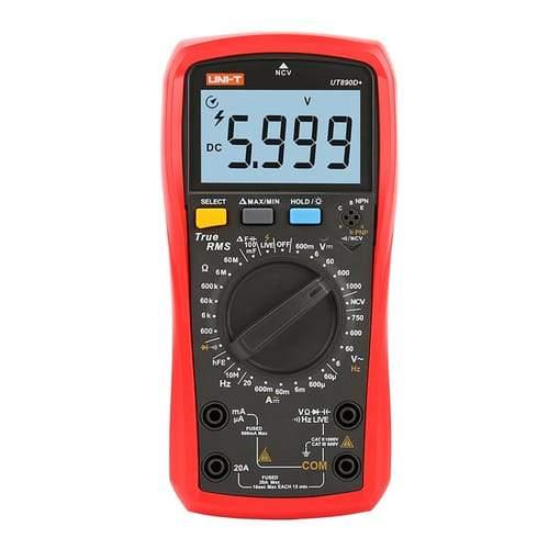 UNI T True RMS Digital Multimeter UT890D+ Manual Range AC DC Multifunction DMM in Pakistan - industryparts.pk
