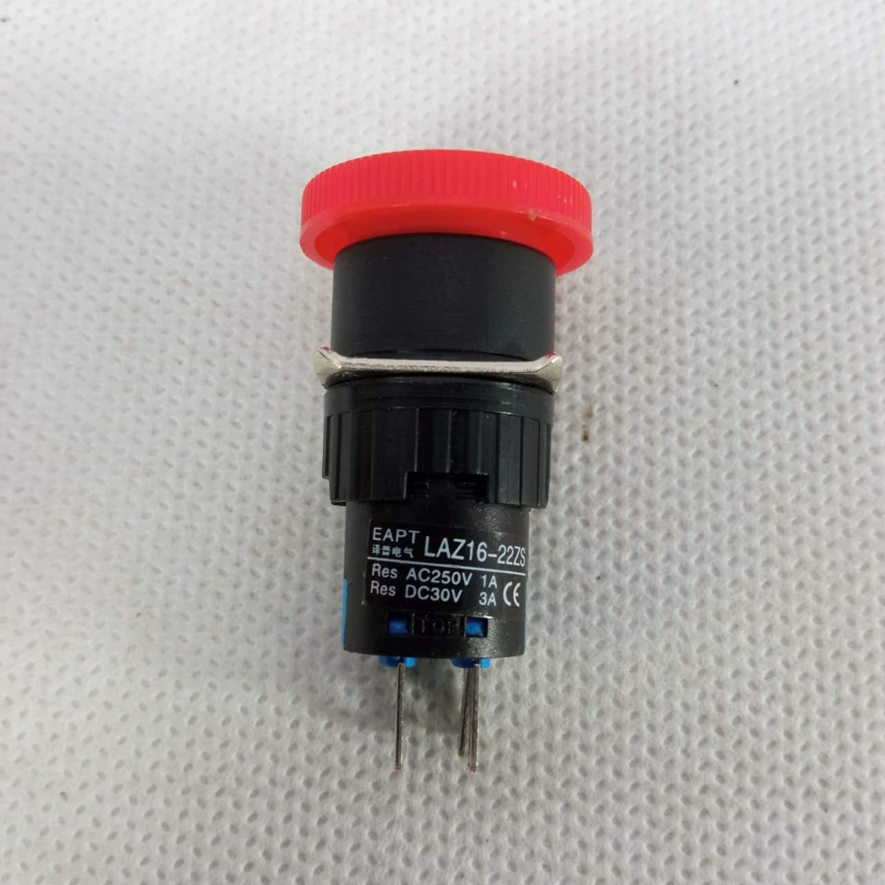 Emergency Stop Button Switch 16mm 6 Pins LAZ16-22ZS in Pakistan - industryparts.pk