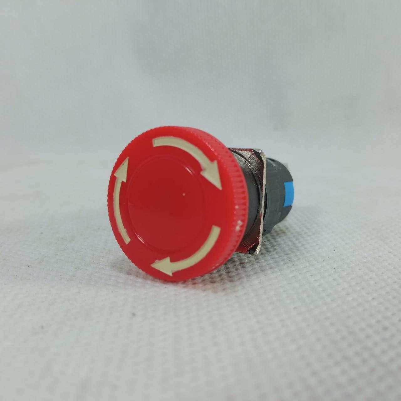 Emergency Stop Button Switch 16mm 6 Pins LAZ16-22ZS in Pakistan - industryparts.pk