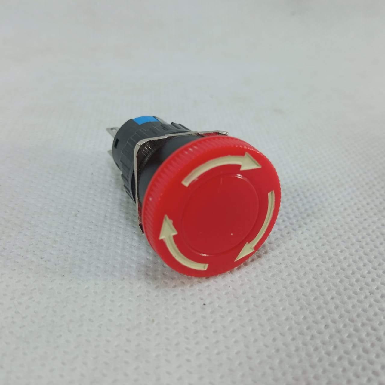 Emergency Stop Button Switch 16mm 6 Pins LAZ16-22ZS in Pakistan - industryparts.pk