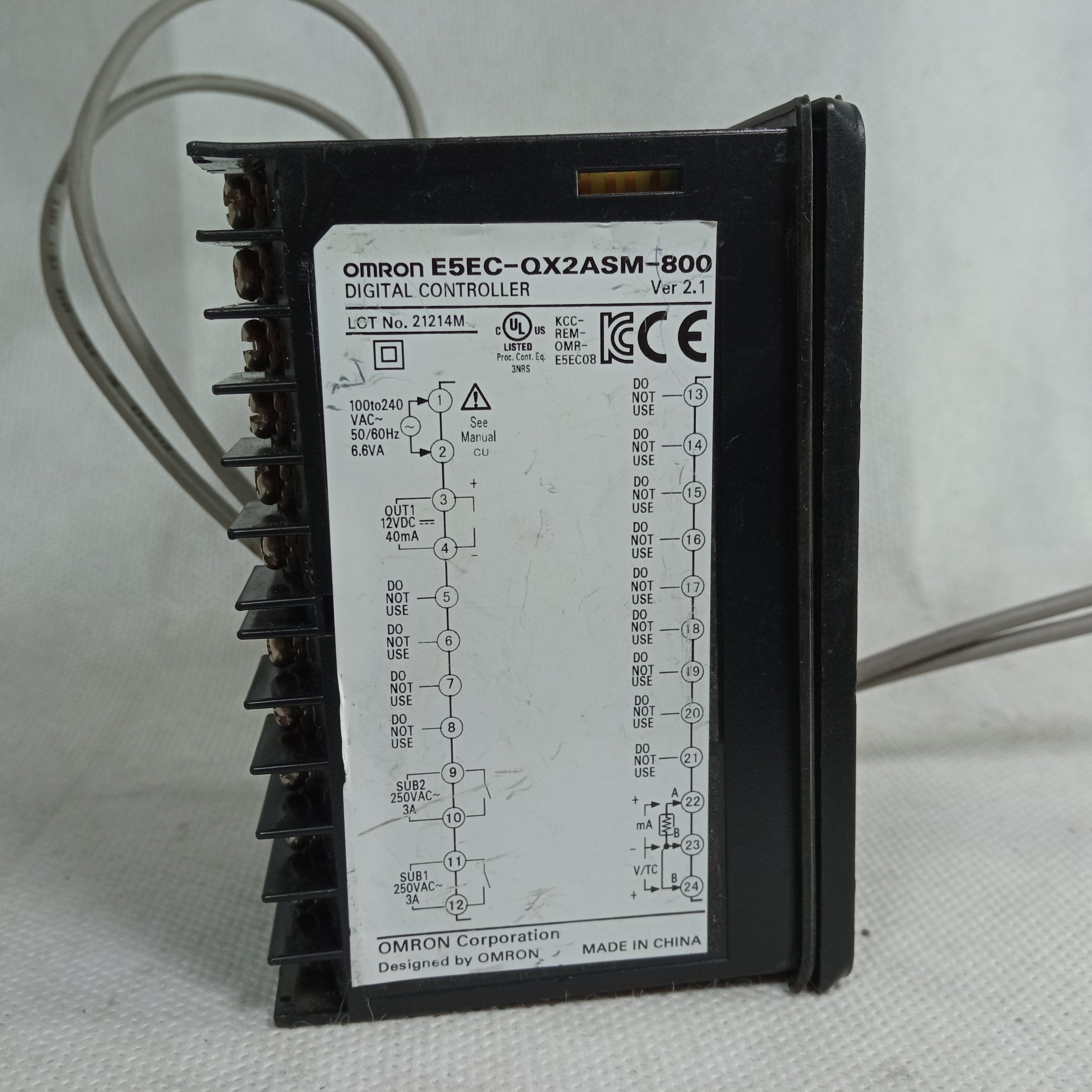 OMRON Digital Temperature Controller E5EC-QX2ASM-800 Lotted in Pakistan - industryparts.pk