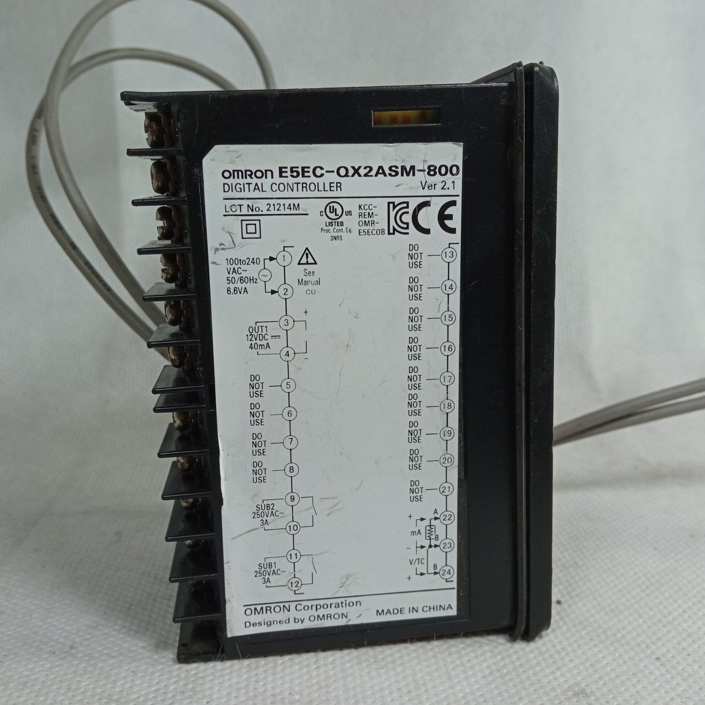 OMRON Digital Temperature Controller E5EC-QX2ASM-800 Lotted in Pakistan - industryparts.pk